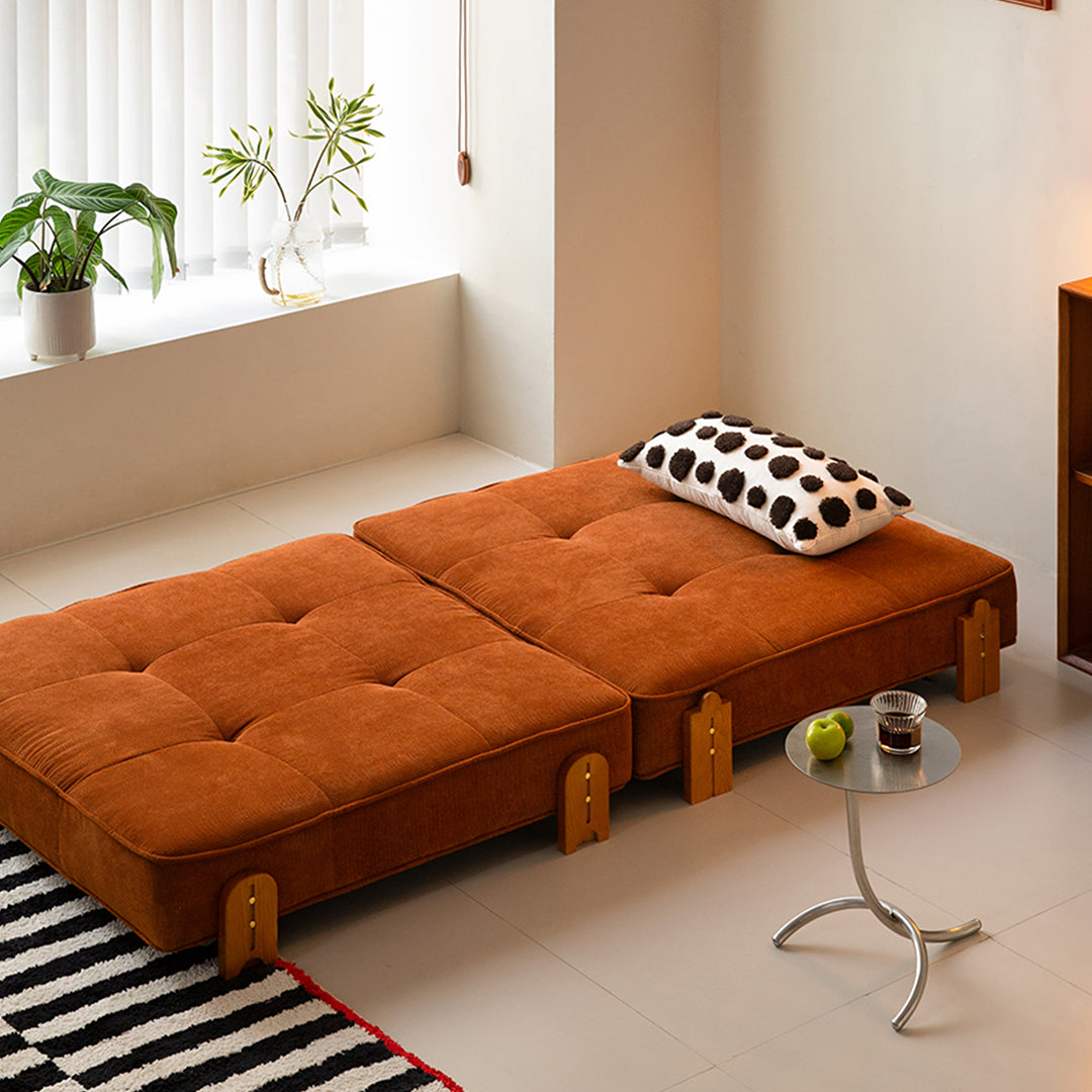 Salinas Lazy Sofa Bed, Single Sofa Bed, Corduroy