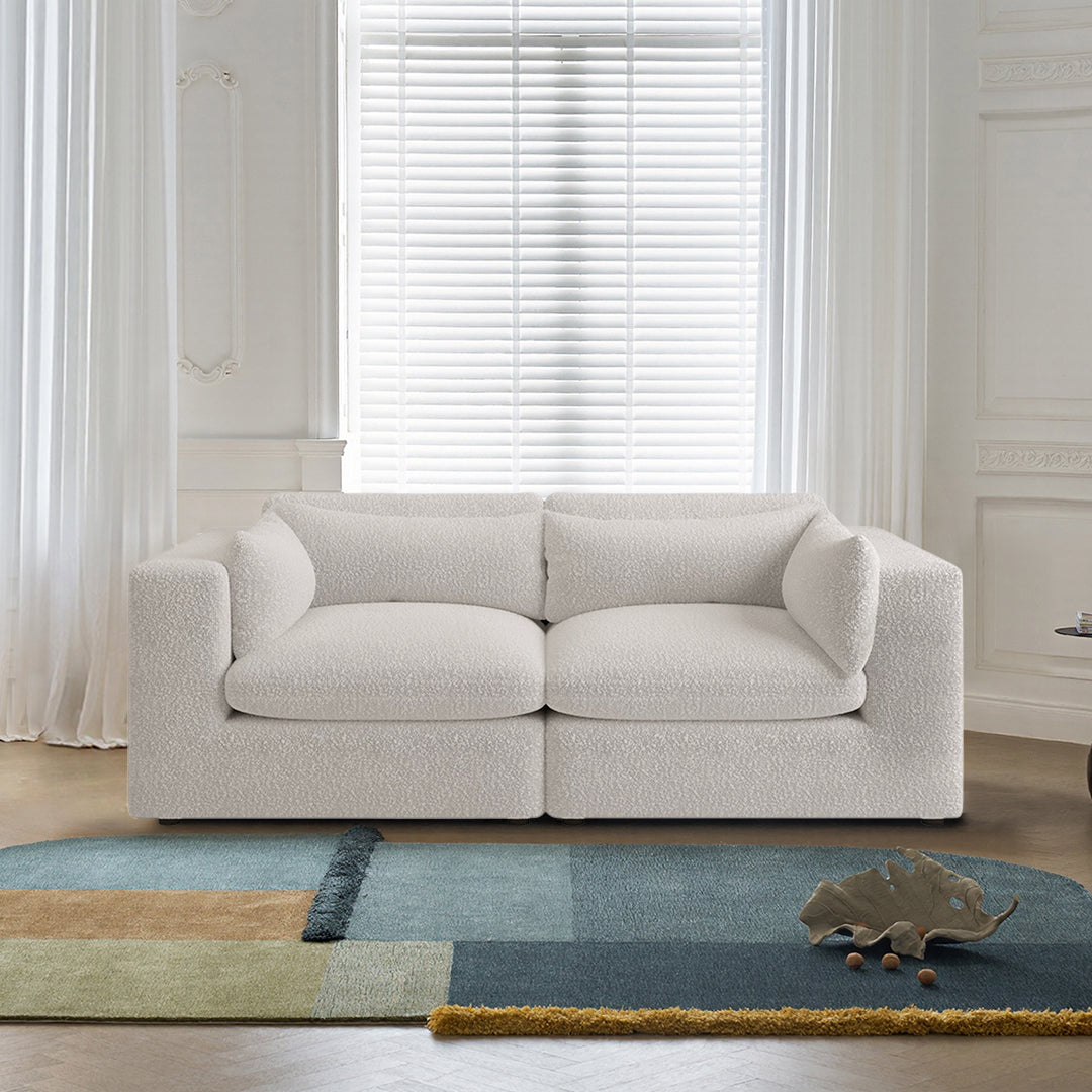 Makhmudov Loveseat Sofa, Two Seater Sofa, Velvet