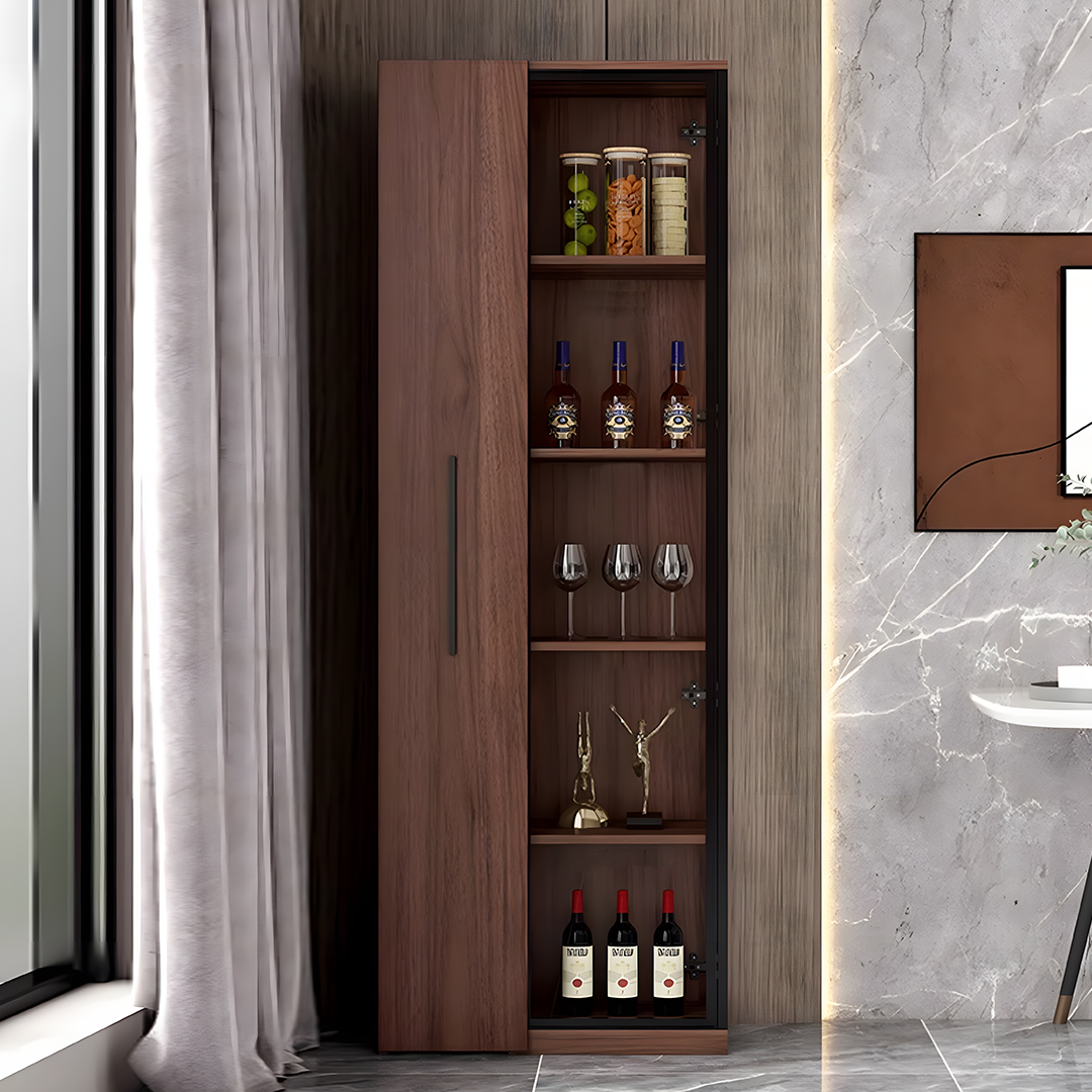 Wavecrest Cocktail Cabinet, Bar With Doors, Wood-Weilai Concept-Weilai Concept