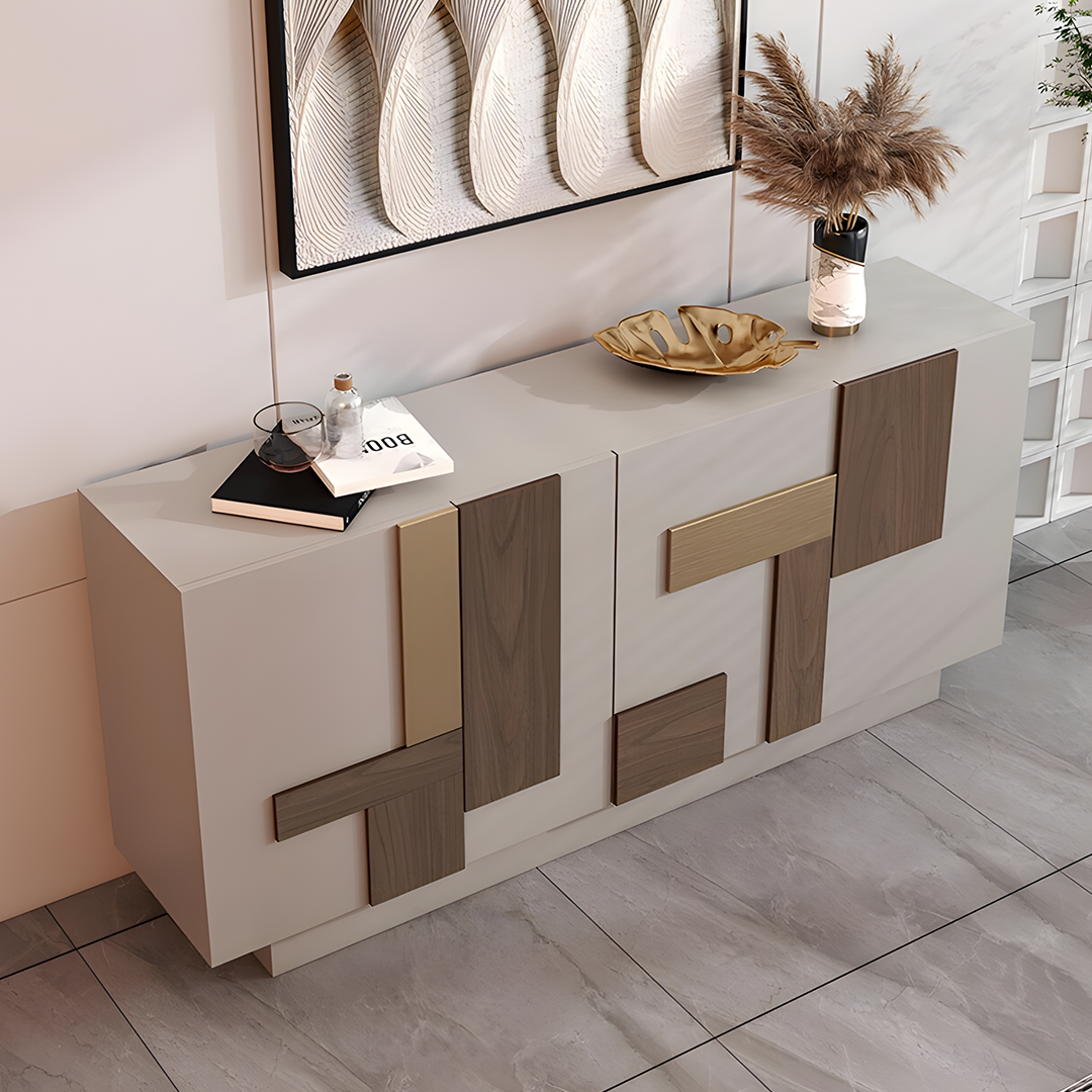 Abril Large Sideboard, Wood-Weilai Concept