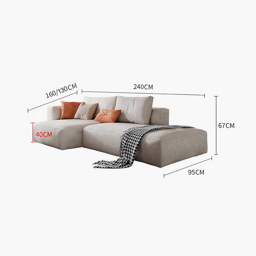 Samona Three Seater, Four Seater Corner Sofa, Leathaire