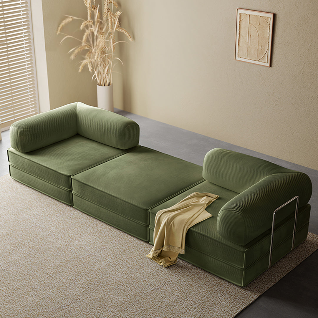 Van Buren Foldable Lazy Sofa Bed, Corduroy