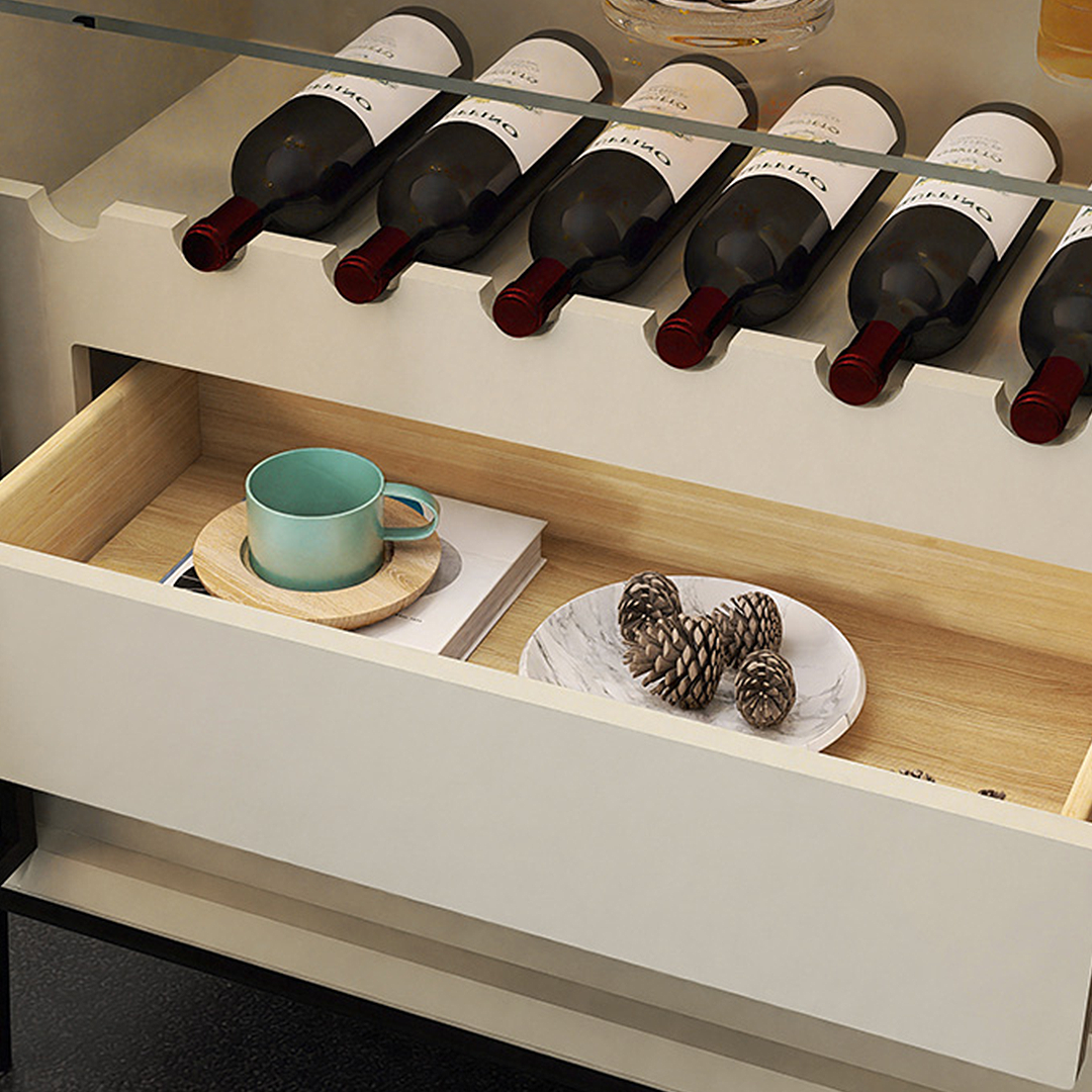 Delfina Wine Cabinet, Cabinet With Wine Rack, Wine Storage Cabinet-Weilai Concept