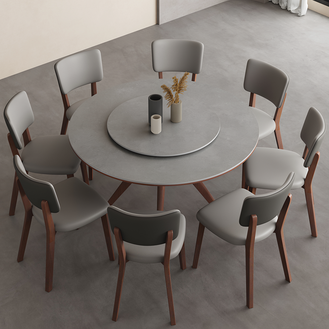 Leah Round Dining Table Set-Weilai Concept-Weilai Concept