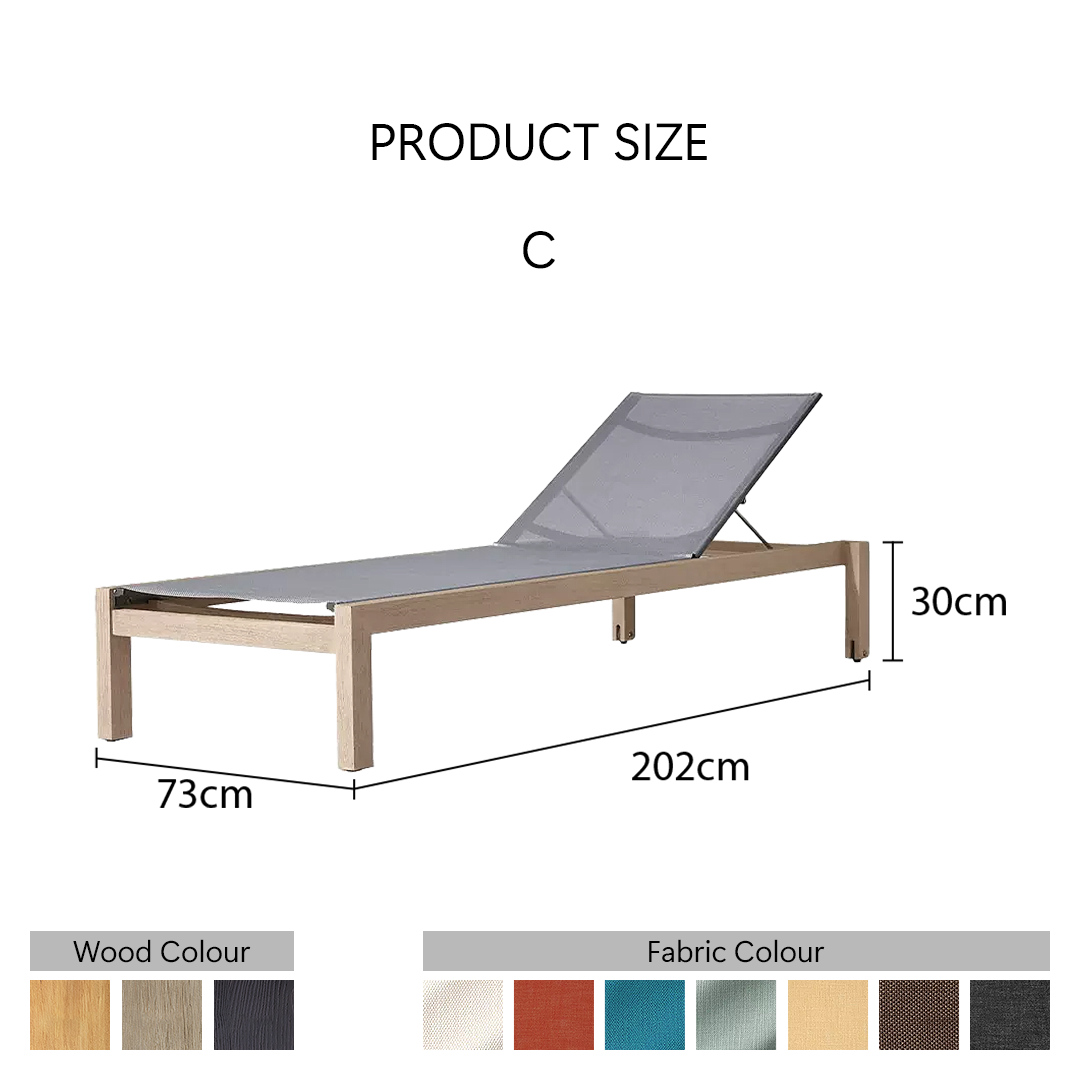 Marina Reclining Outdoor Sun Lounger, Daybed