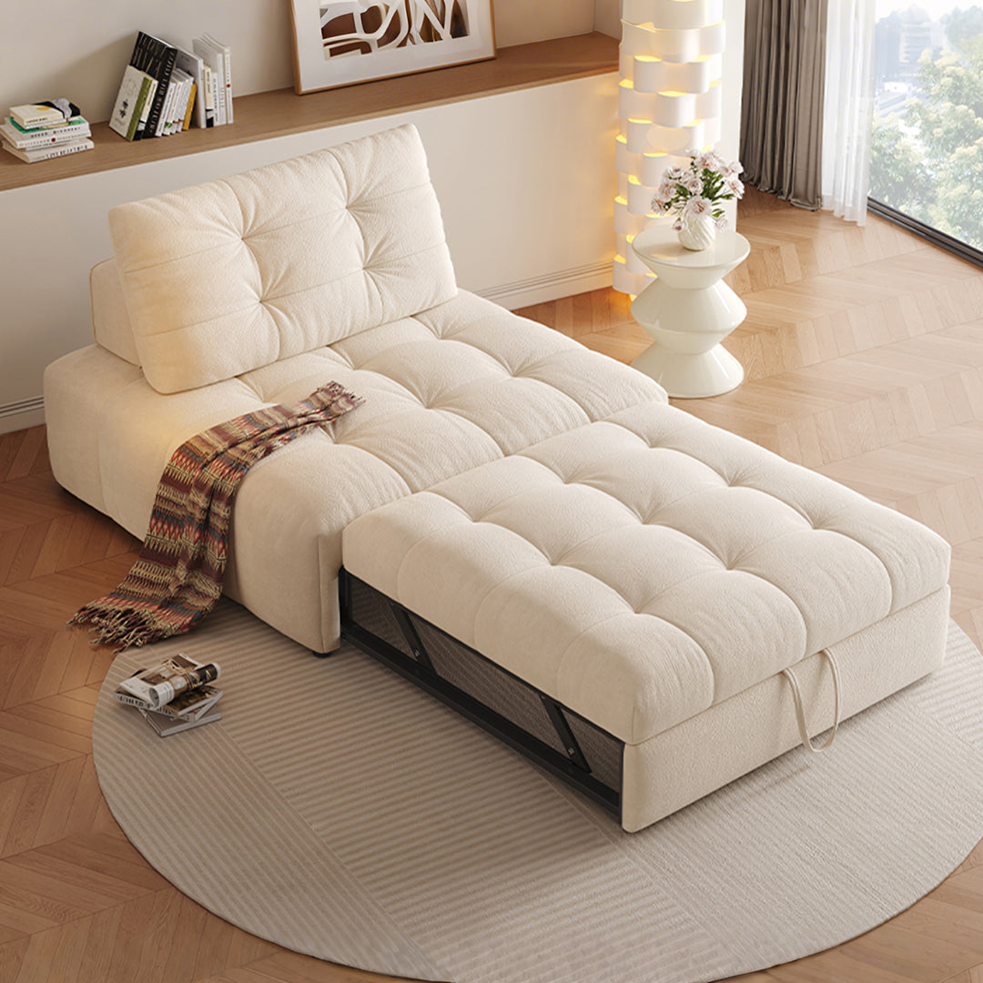 Alhassan Sleeper Armchair, Single Seater Bed, Leathaire