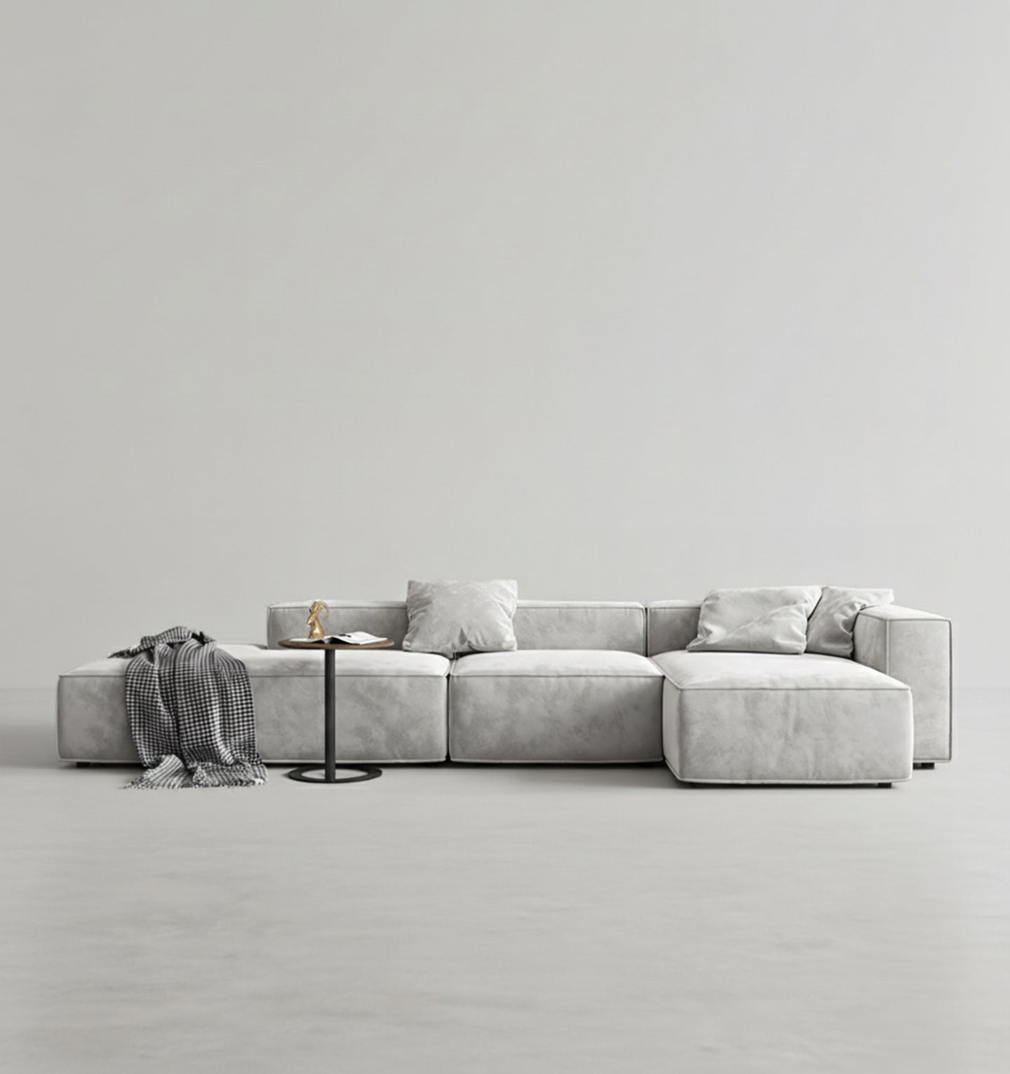 Yetta Three Seater, Four Seater Sofa, Corner Sofa, Grey Velvet