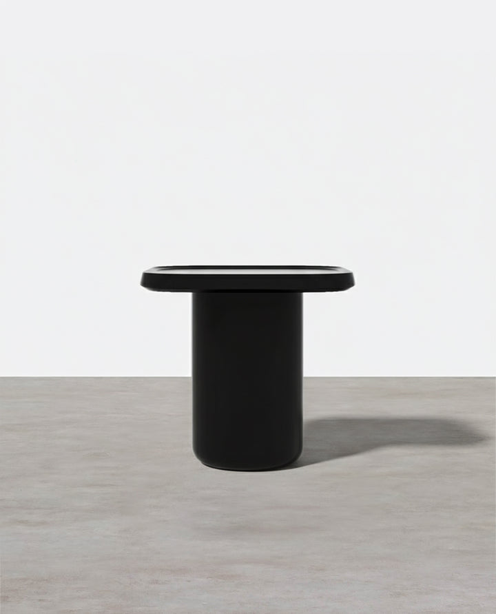 Penn Side Table, Black / Red-Weilai Concept