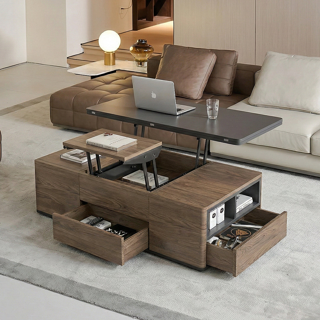 Ruby Lift Top Coffee Table, Multi-Functional Foldable Coffee Table ...