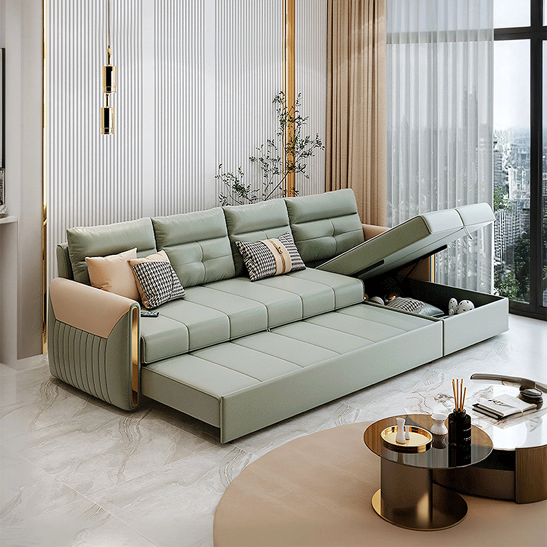Malhotra L Shape Sofa Bed, Small Corner Sofa Bed