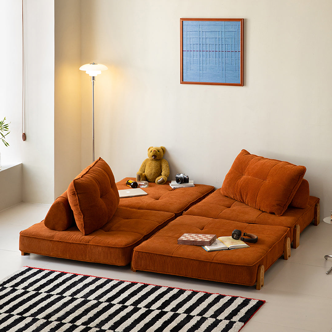 Salinas Lazy Sofa Bed, Single Sofa Bed, Corduroy