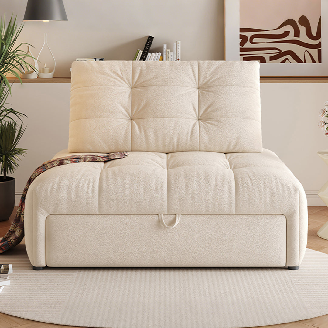 Alhassan Sleeper Armchair, Single Seater Bed, Leathaire