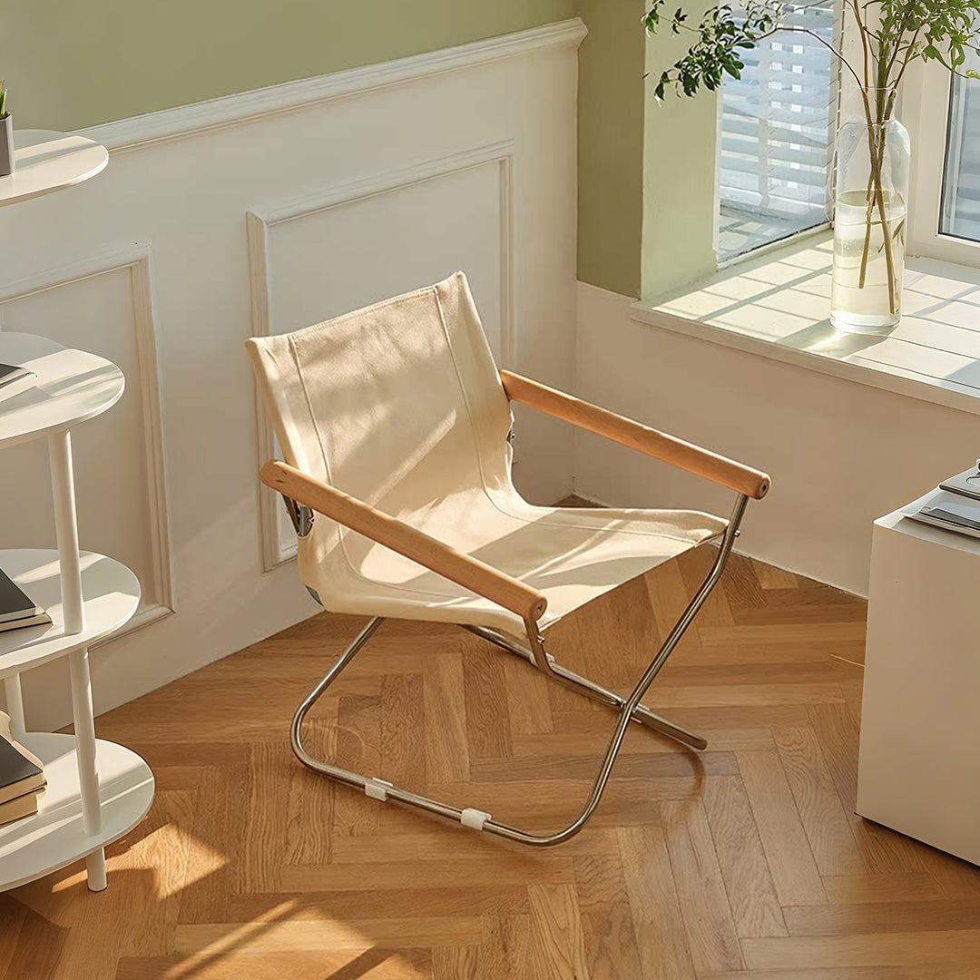 Kato Foldable Armchair, Stainless Steel