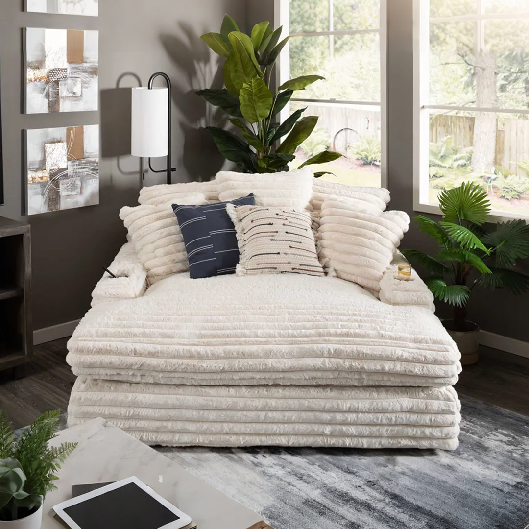 Echeverría Bean Bag Sofa, Day Bed Chaise, Armchair, Corduroy