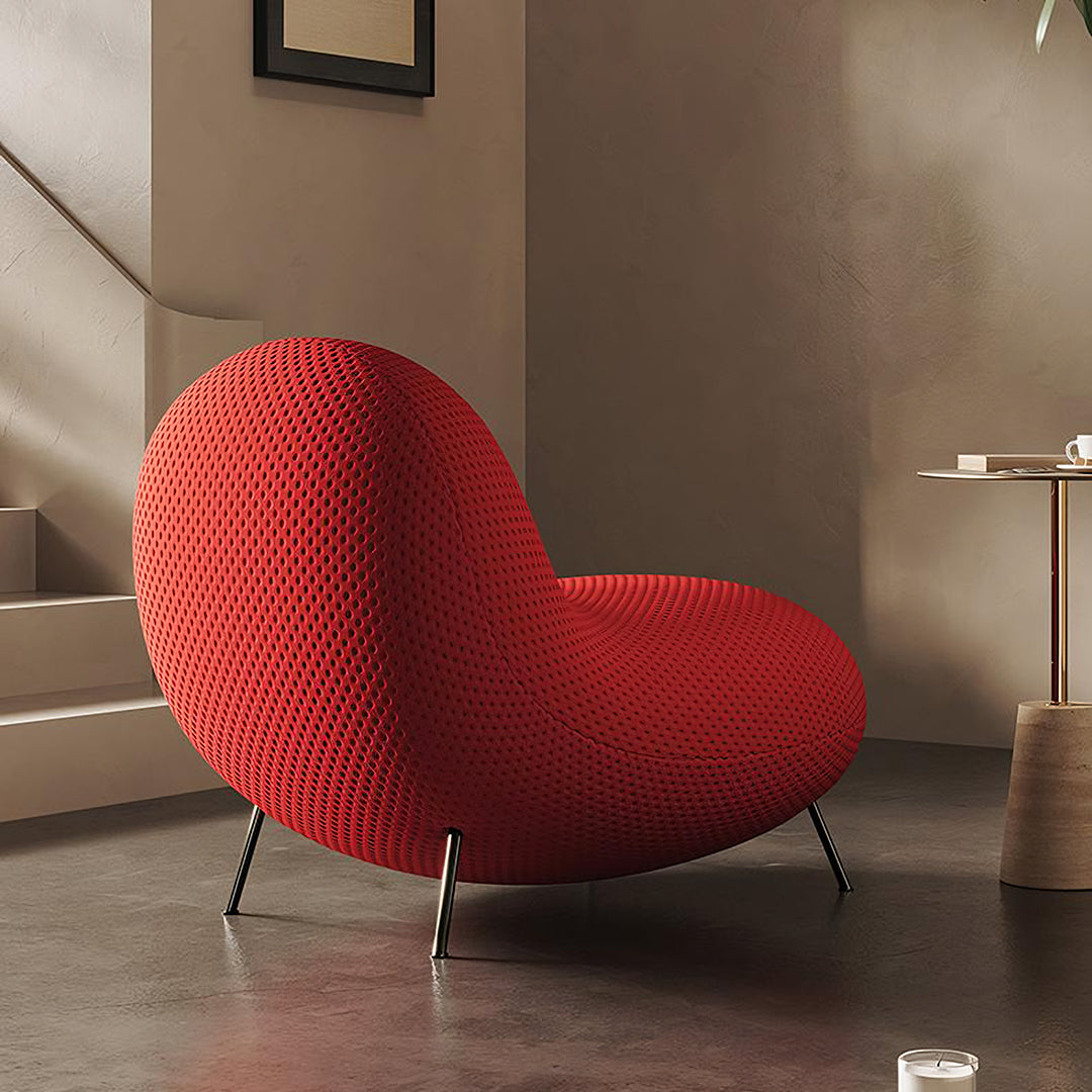 Cruz Baba Easy Chair, Lounge Chair, Red-Weilai Concept-Weilai Concept