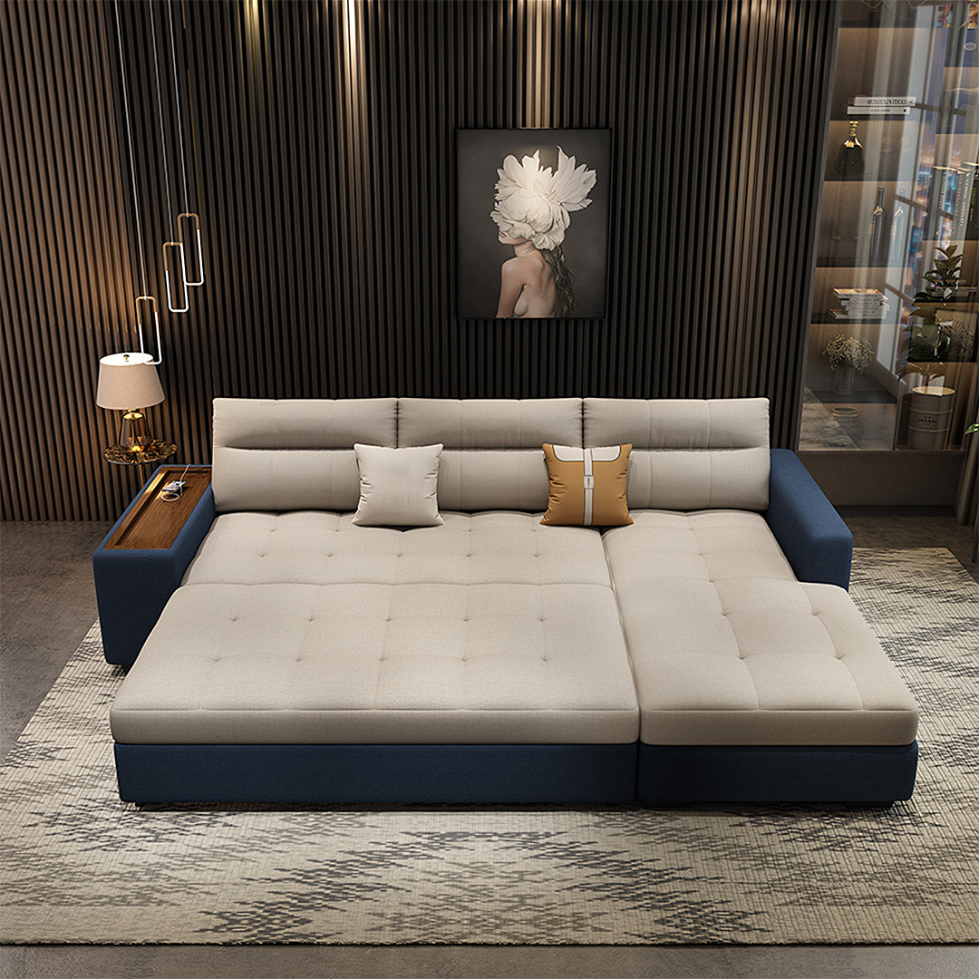 Lobo Sectional Sofa With Storage, Chaise Lounge Sofa Bed