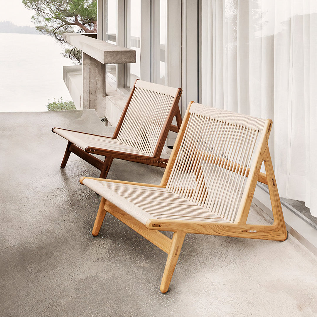 Navarro Outdoor Accent Chair, Lounge Chair, Rattan