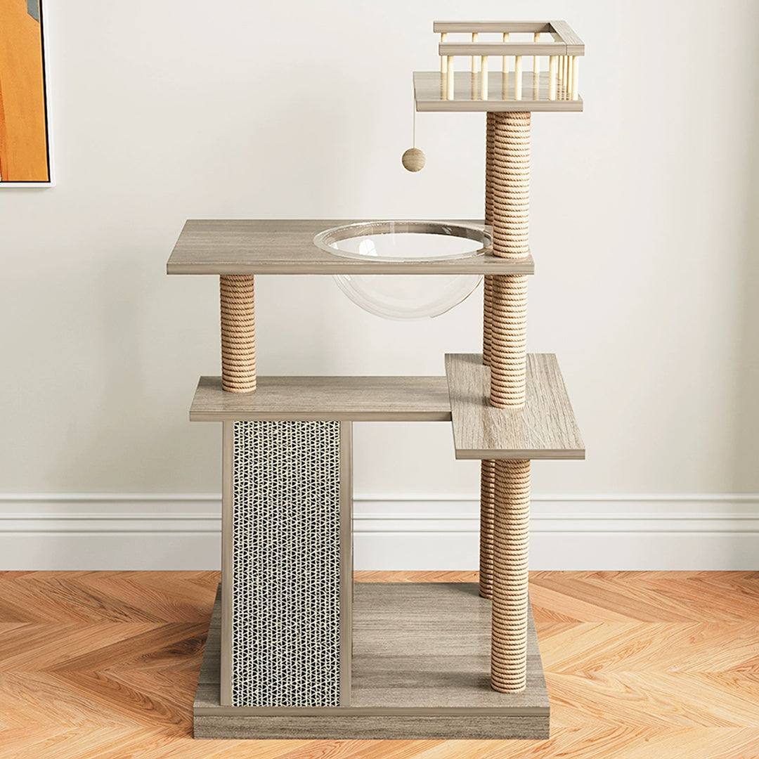 Chalet Cat Climber, Cat Tree, Wood