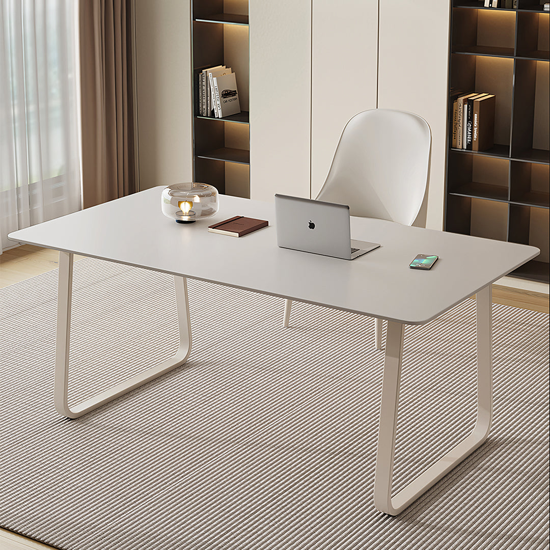 Kwame Office Desk With Office Chair, White-Weilai Concept-Weilai Concept