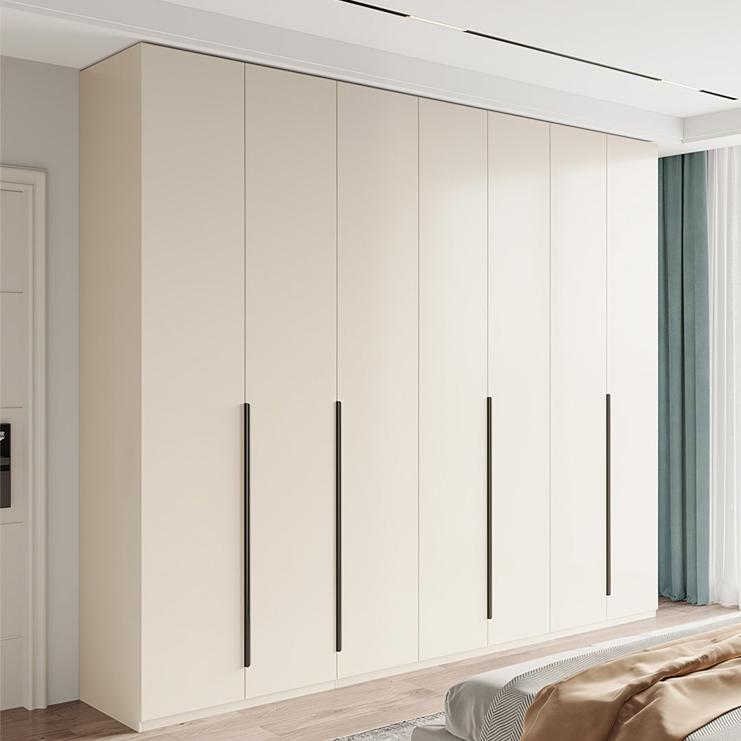 Petrov Wooden Wardrobe, Cream-Weilai Concept-Weilai Concept