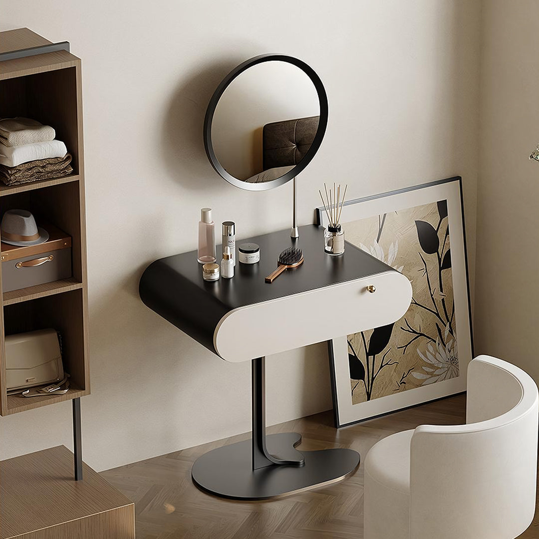 Suzuki Small Dressing Table With Mirror, Slimline Dressing Table