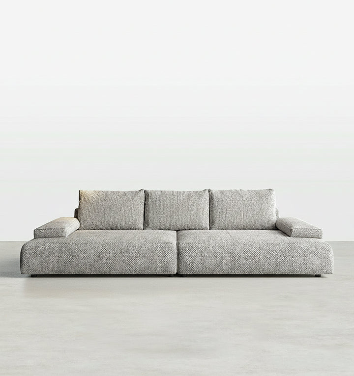 Hank L10 Four Seater Sofa, Linen-Weilai Concept