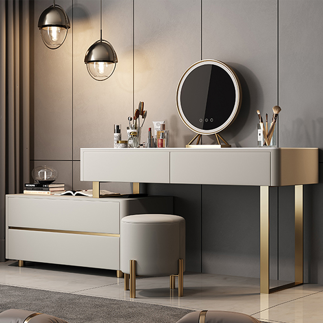 Maynard Dressing Table With Sideboard