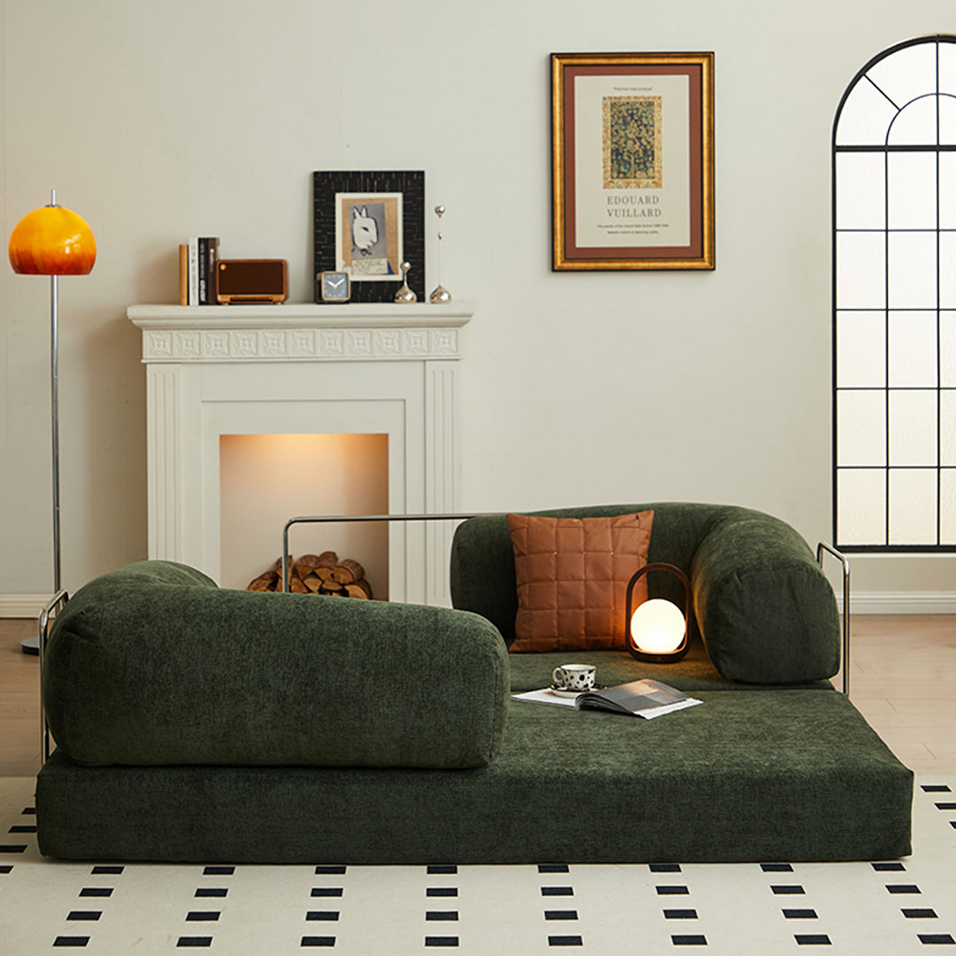 Yamada Foldable Lazy Sofa Bed, Corduroy