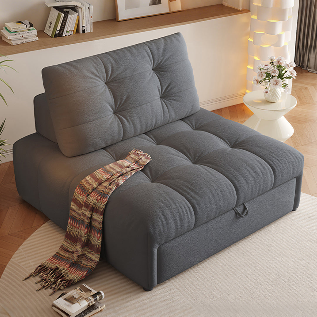 Alhassan Sleeper Armchair, Single Seater Bed, Leathaire