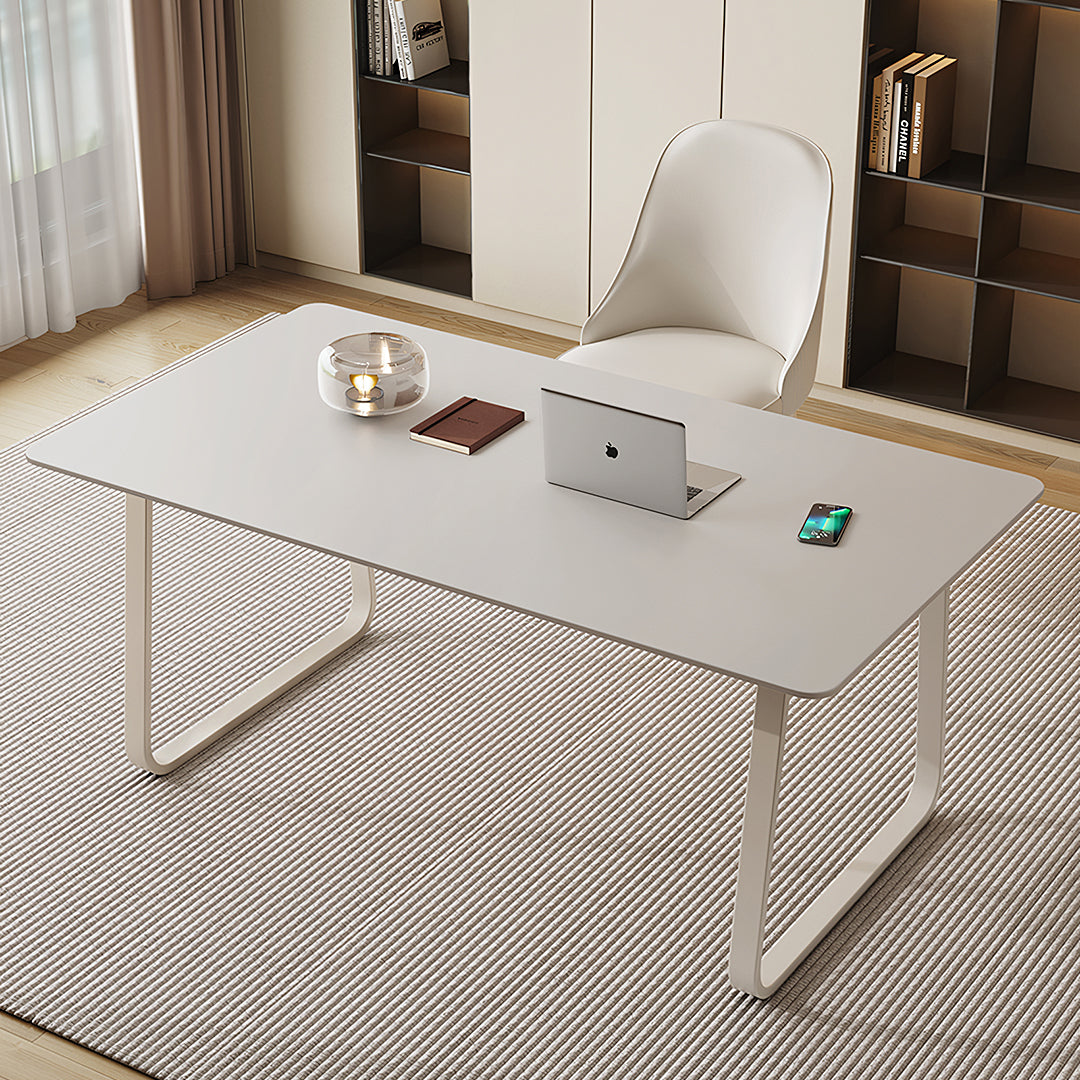 Kwame Office Desk With Office Chair, White-Weilai Concept-Weilai Concept