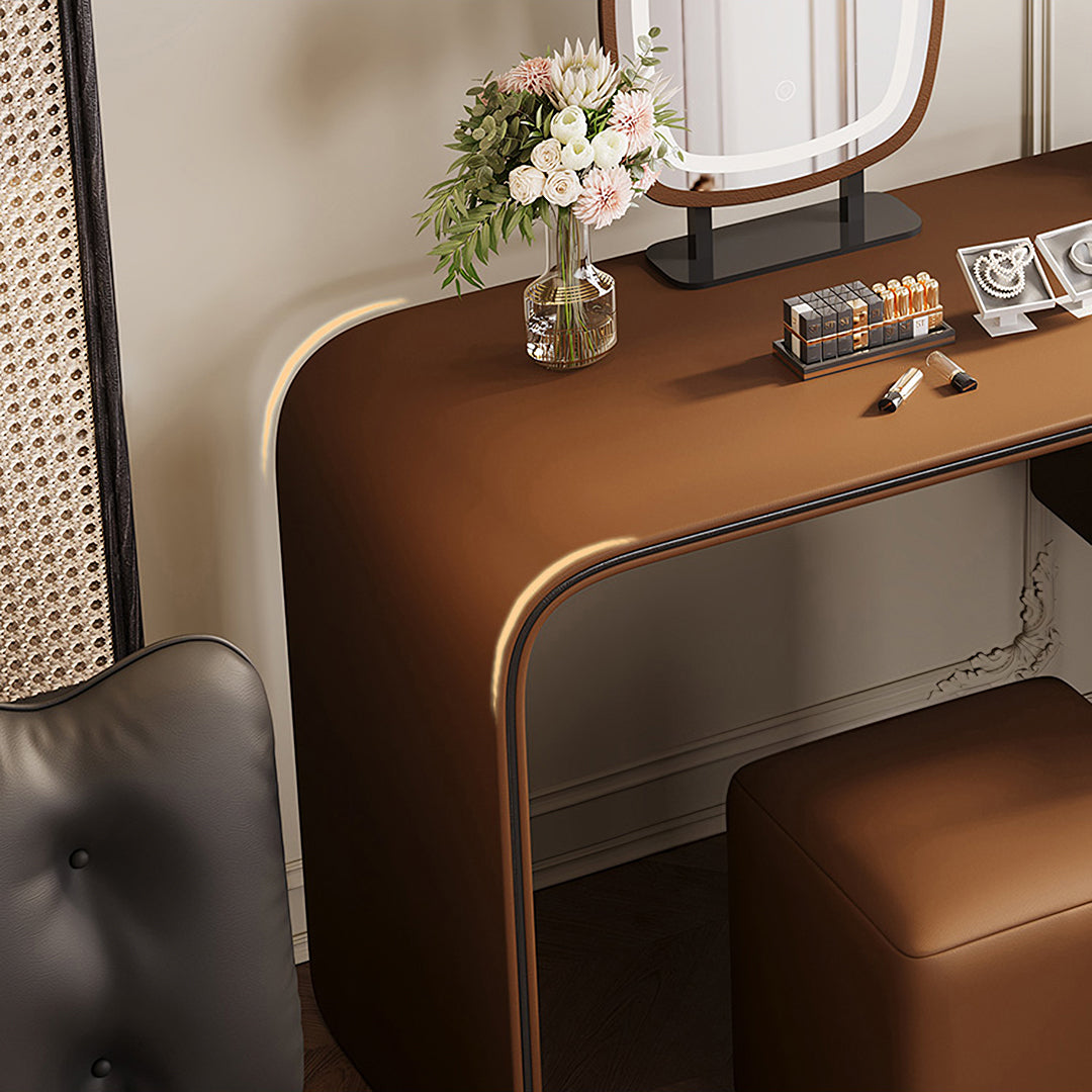 Nelson Dressing Table, Brown, More Colours Available-Weilai Concept-Weilai Concept