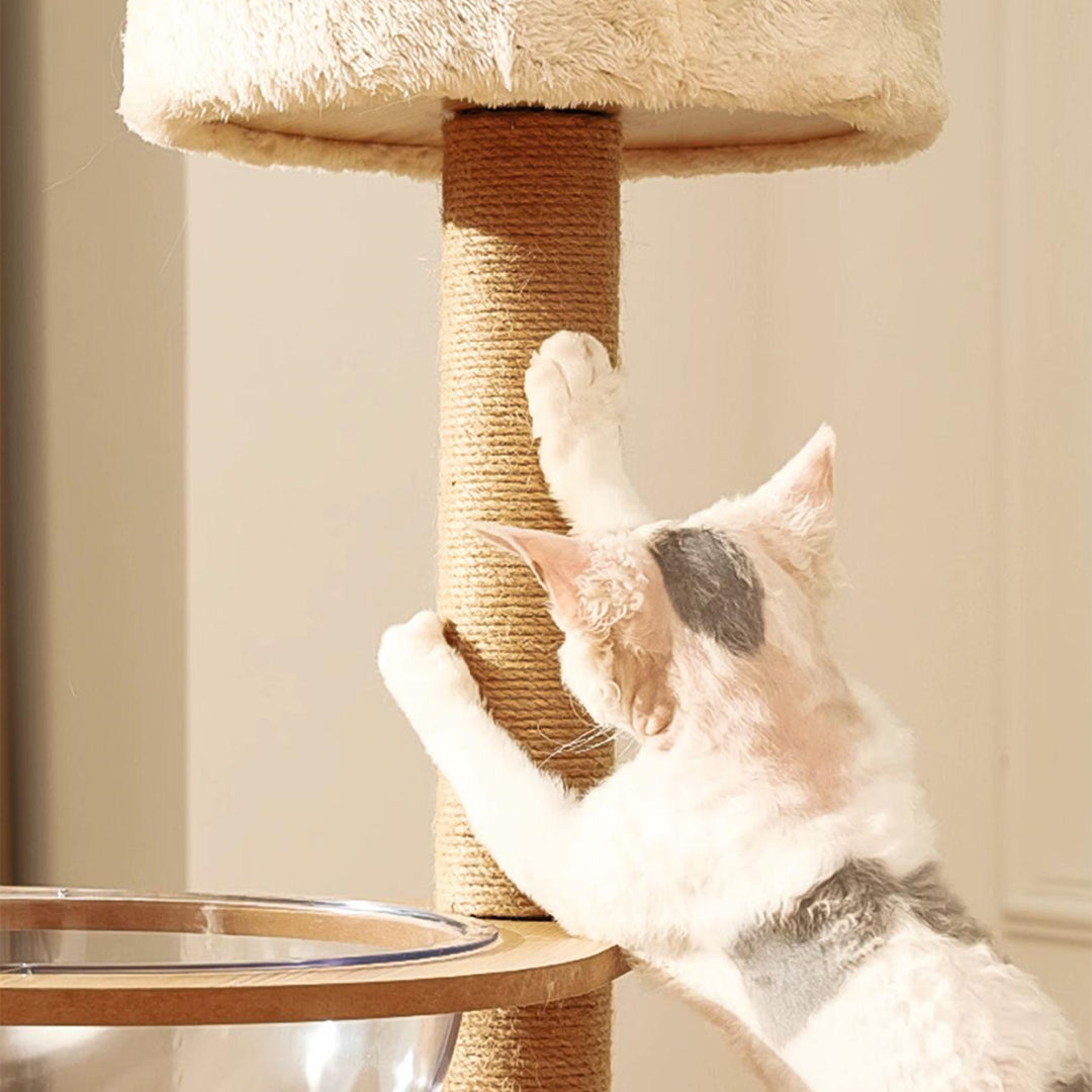 Jago Cat Climber, Wood Cat Tree, Oak-Weilai Concept-Weilai Concept