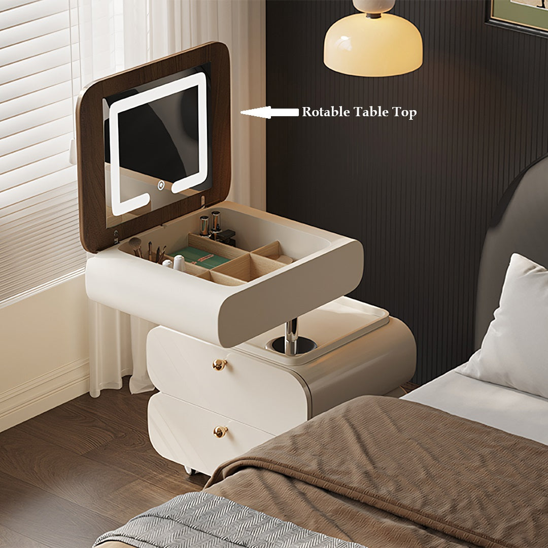 Collins Lift-Up Rotable Dressing Table, Bedside Table