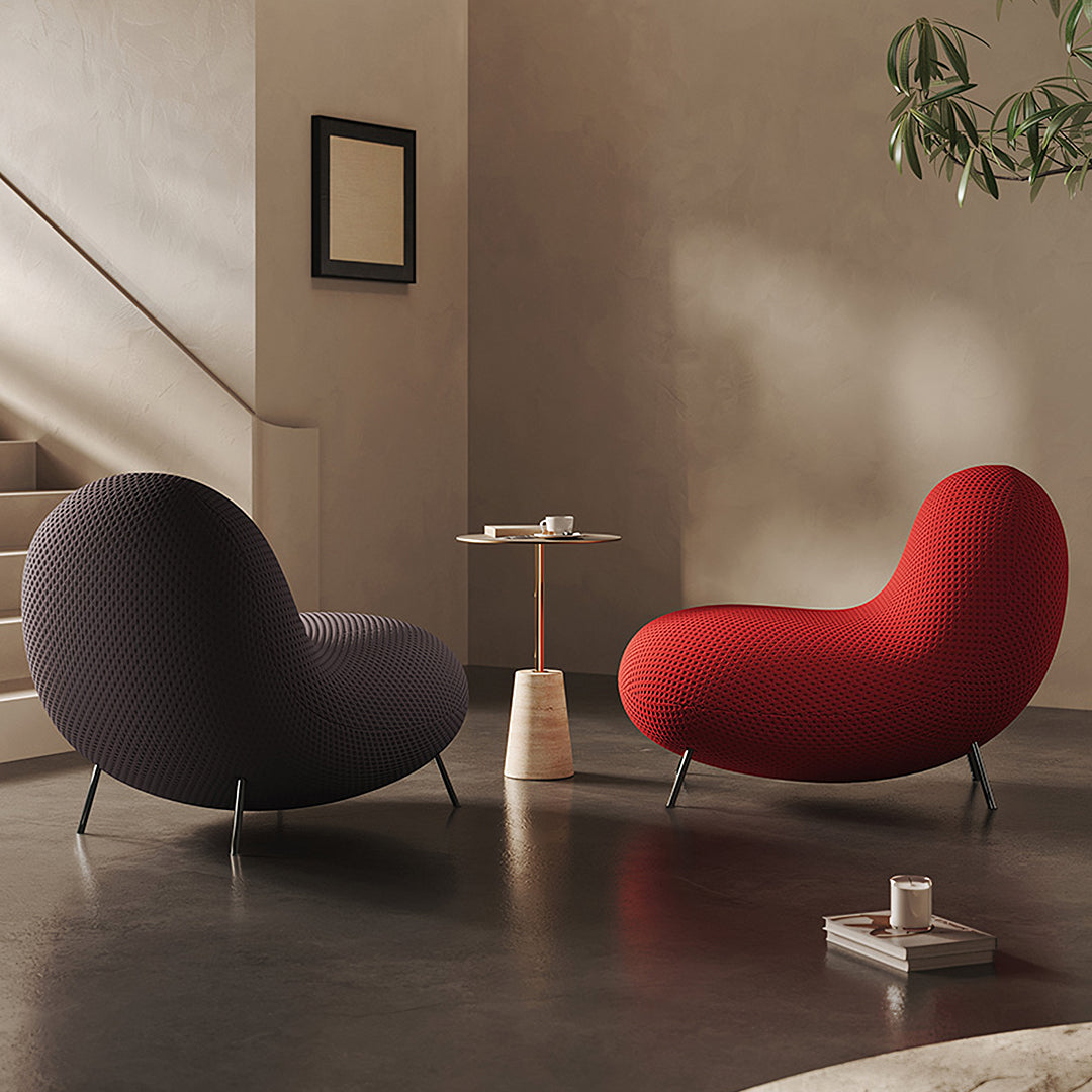 Cruz Baba Easy Chair, Lounge Chair, Red-Weilai Concept-Weilai Concept