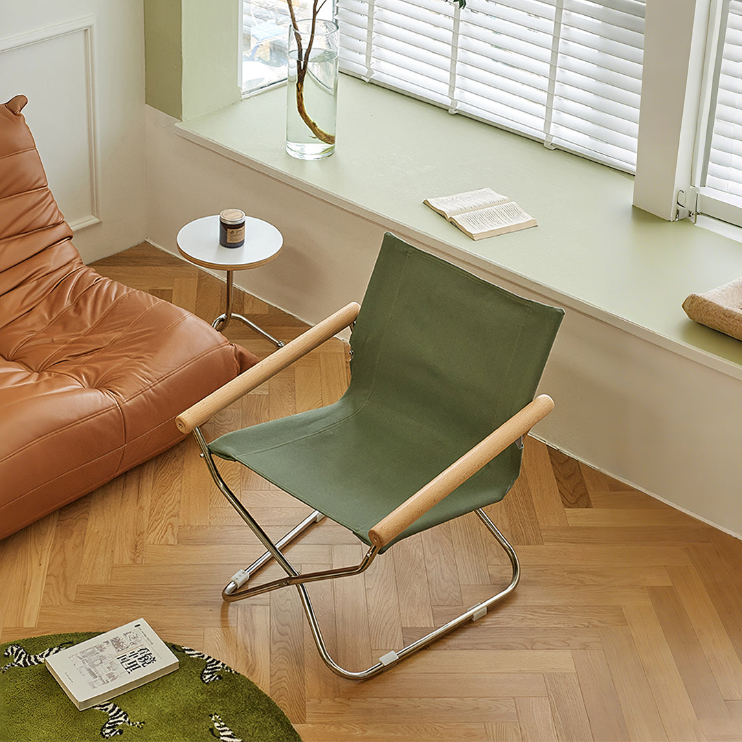 Kato Foldable Armchair, Stainless Steel