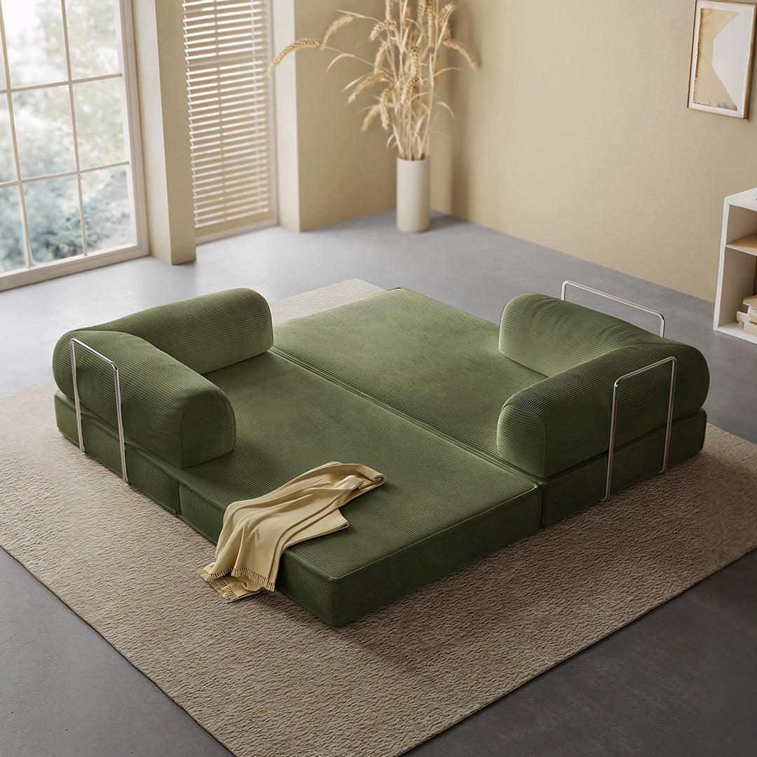 Van Buren Foldable Lazy Sofa Bed, Corduroy