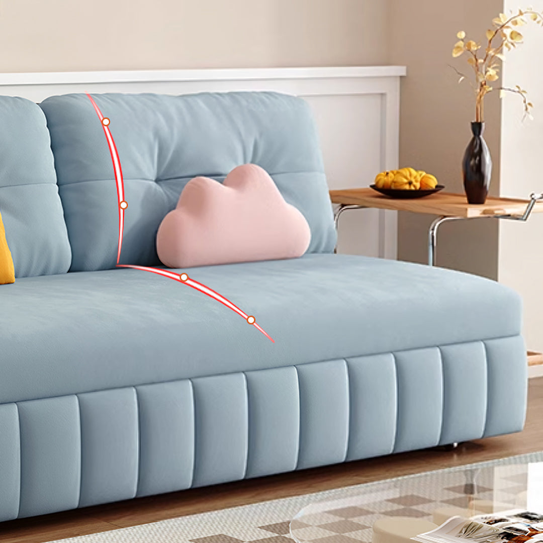 Mehta Single Seater Sofa Bed, Two Seater Sofa Bed, Blue