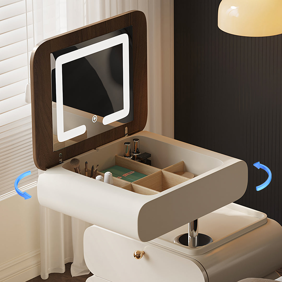 Collins Lift-Up Rotable Dressing Table, Bedside Table