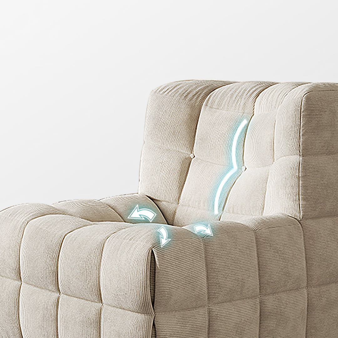 Arneson Single Seater Sofa, Armchair, Corduroy