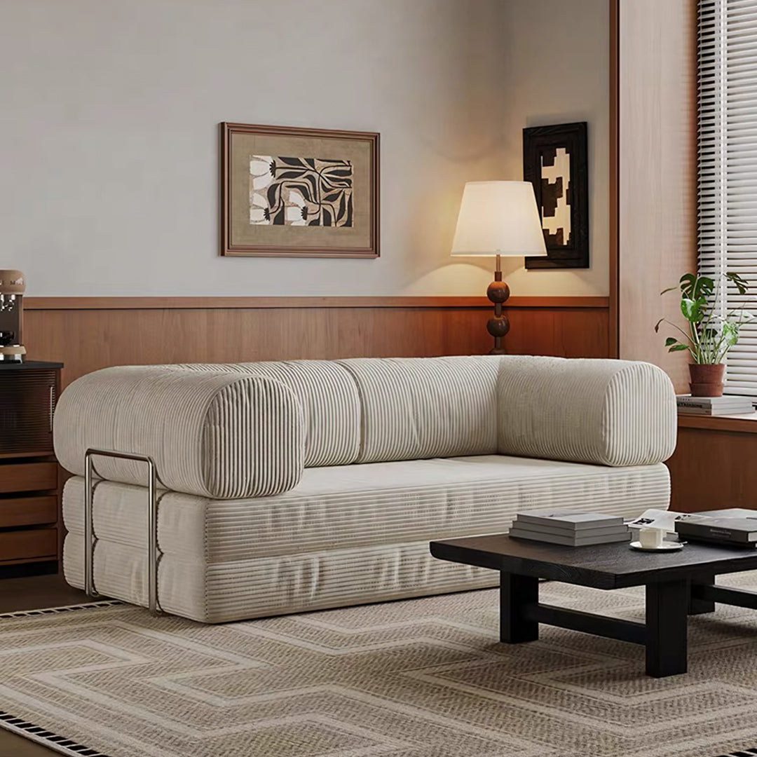 Bacardi Foldable Lazy Sofa Bed For Lounging, Corduroy
