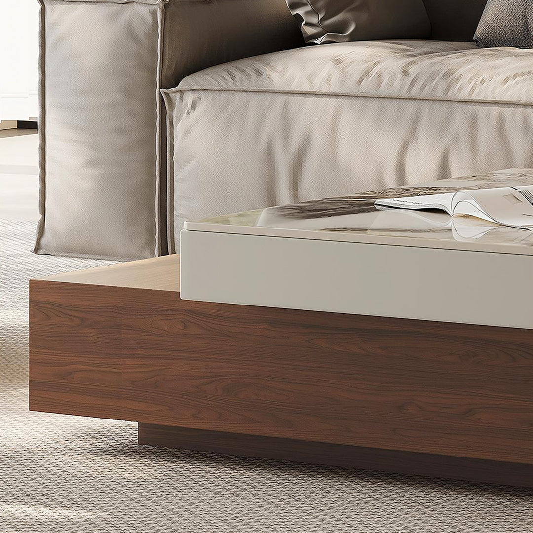 Grimaldi Extendable Coffee Table, Square Coffee Table