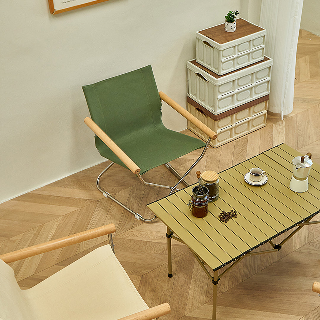 Kato Foldable Armchair, Stainless Steel