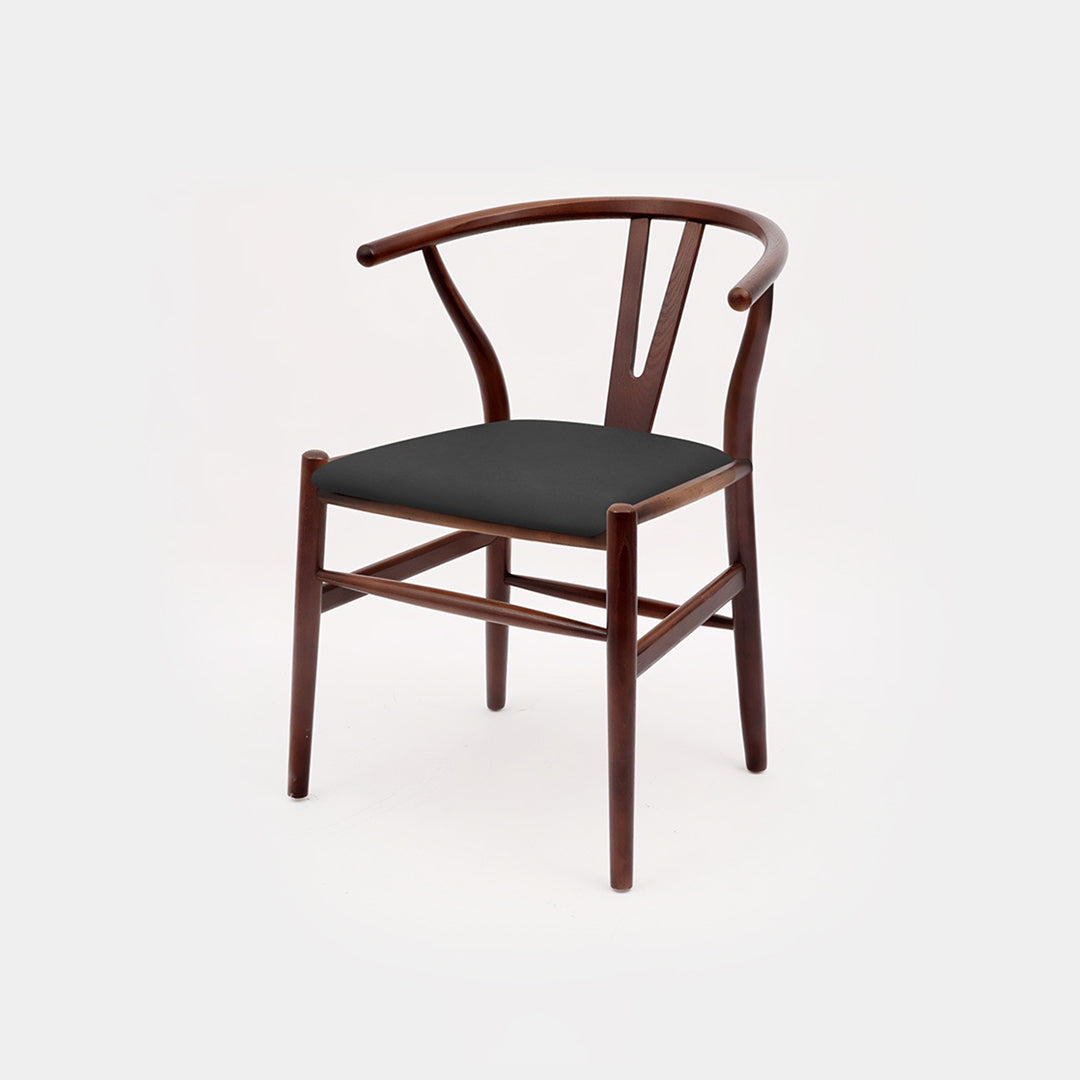 Gupta Dining Chair, Solid Wood & Rattan, Oak-Weilai Concept-Weilai Concept