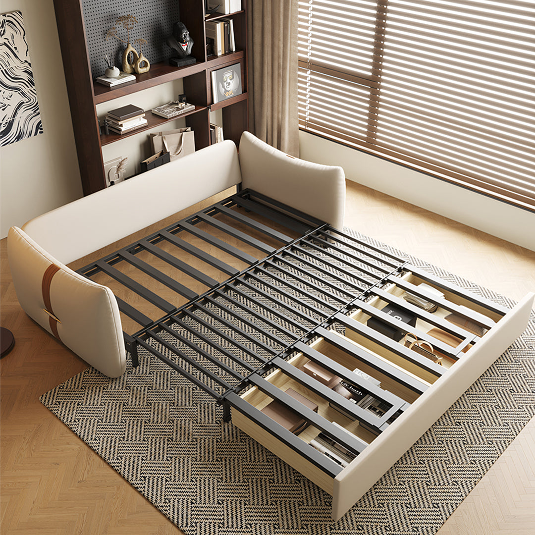 Sakura Sofa Bed With Storage-Weilai Concept-Weilai Concept