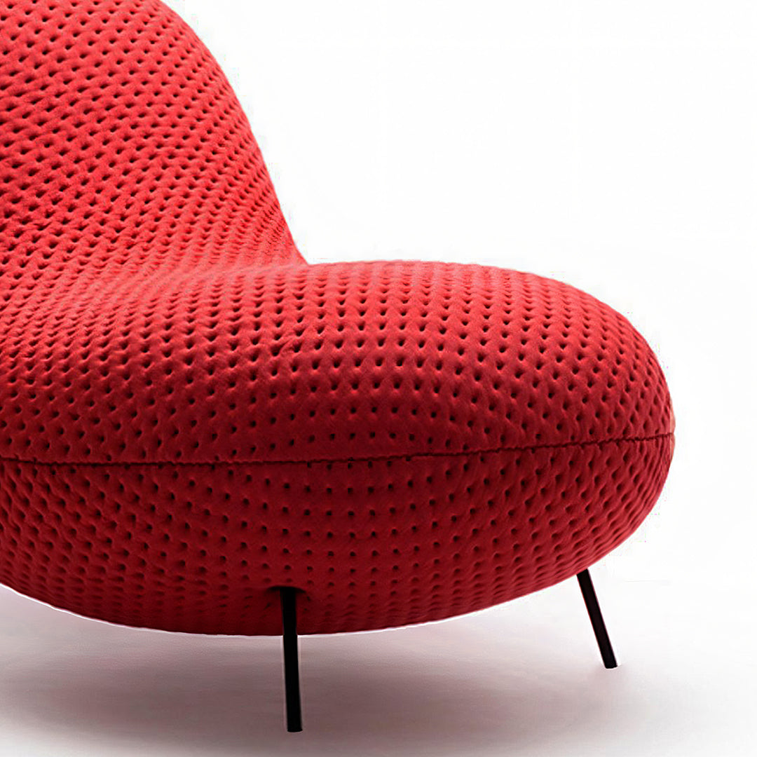 Cruz Baba Easy Chair, Lounge Chair, Red-Weilai Concept-Weilai Concept