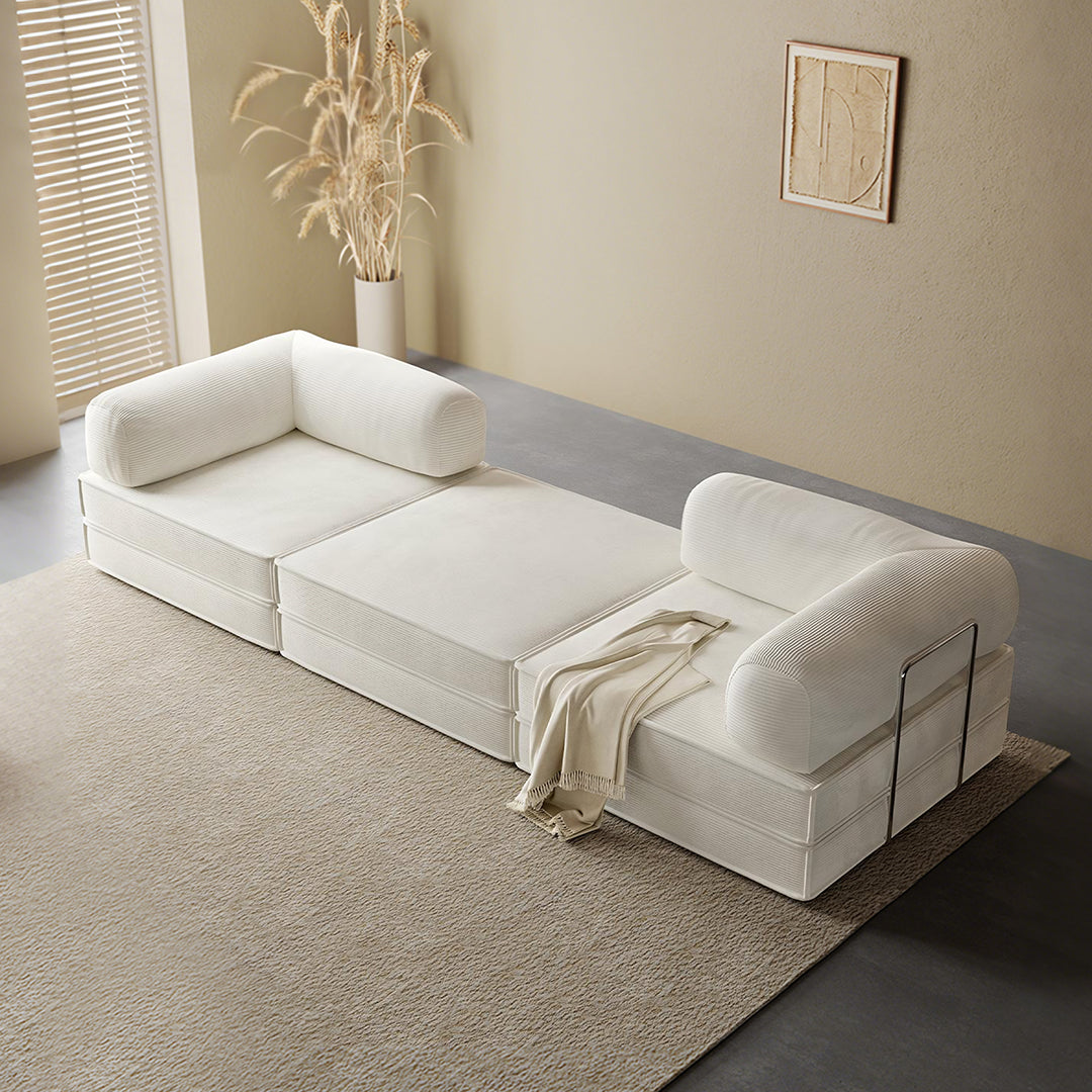Van Buren Foldable Lazy Sofa Bed, Corduroy