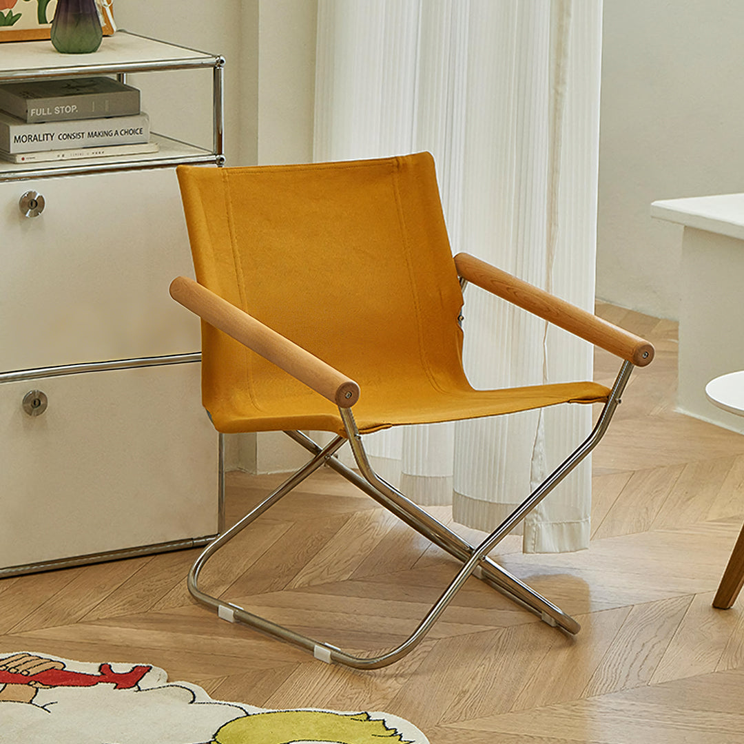 Kato Foldable Armchair, Stainless Steel