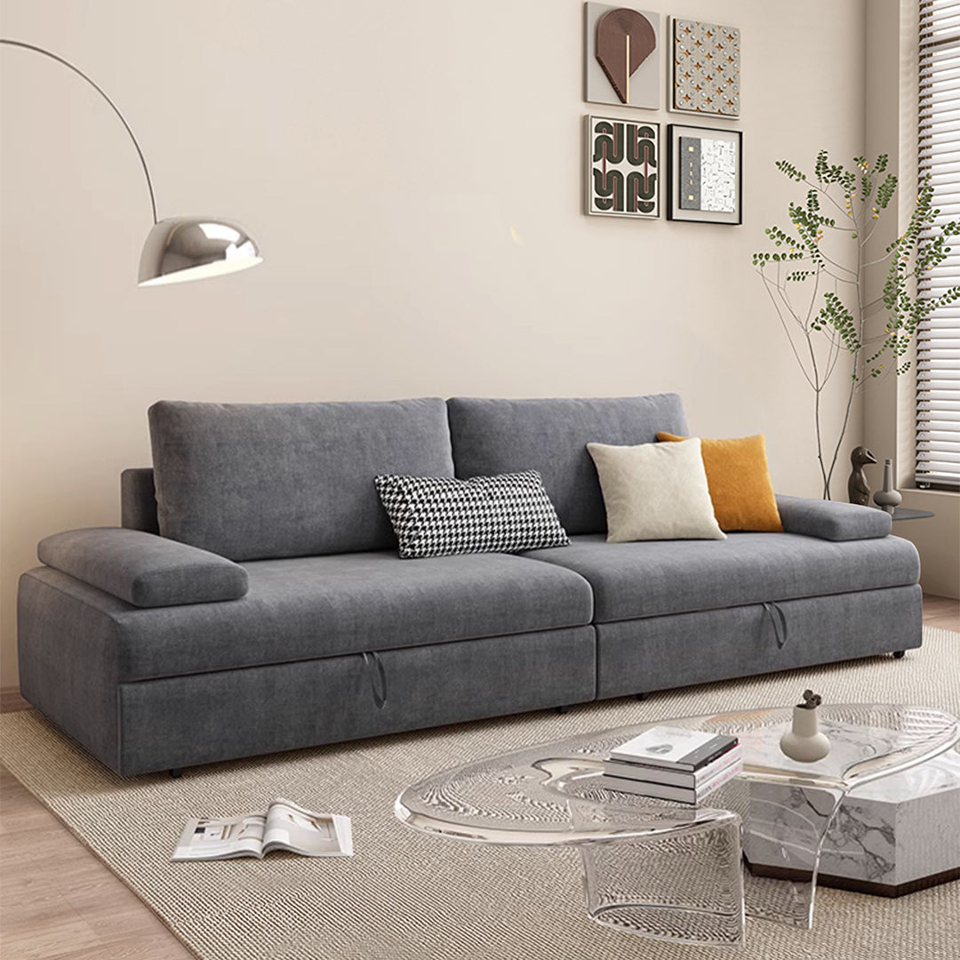 Molly Three Seater Sofa Bed, More Colours-Weilai Concept-Dark Grey-185cm-Weilai Concept