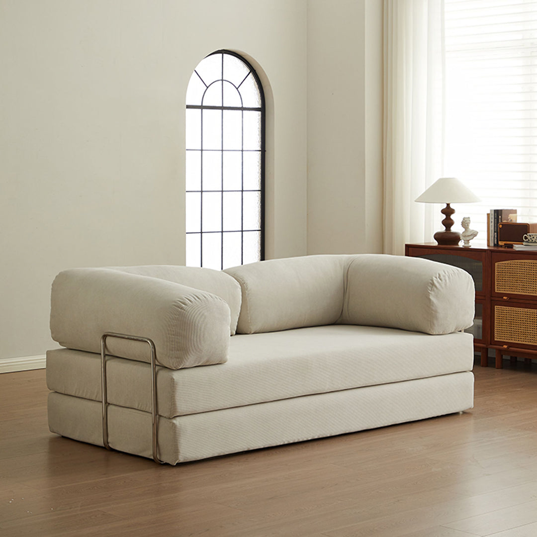 Yamada Foldable Lazy Sofa Bed, Corduroy