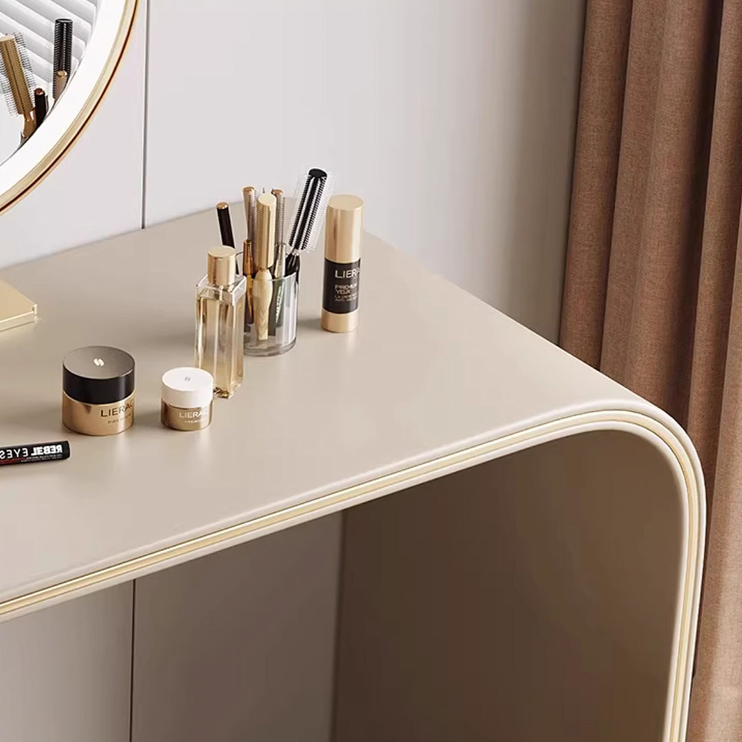 Coiffeuse Noorali avec miroir, plus de couleurs disponibles 